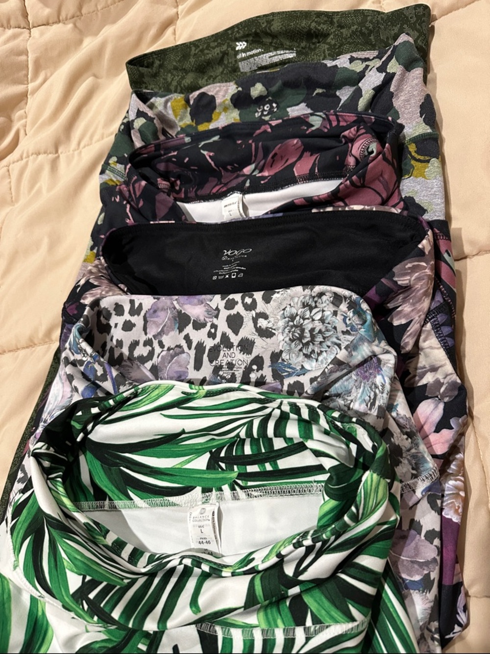 all in motion, evolution & creation, balance, marina, vogo,joy lab Size L, 6 prs